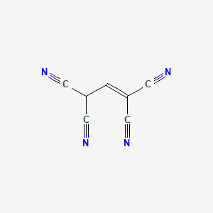 molecular formula C7H2N4 B3061054 1-Propene-1,1,3,3-tetracarbonitrile CAS No. 36589-04-5