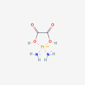 molecular formula C2H6N2O4Pt B3061076 cis-(Diammineoxalato)platinum(II) CAS No. 41349-15-9