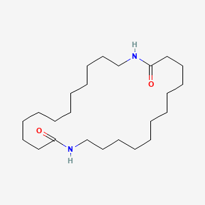 molecular formula C24H46N2O2 B3061082 1,14-Diazacyclohexacosane-2,15-dione CAS No. 4272-08-6