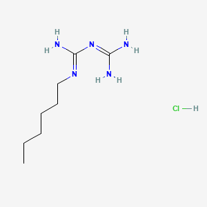 molecular formula C8H20ClN5 B3061095 Poly(hexamethylenebiguanide) CAS No. 4838-52-2