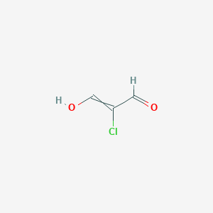 molecular formula C3H3ClO2 B3061104 2-Propenal, 2-chloro-3-hydroxy- CAS No. 50704-42-2