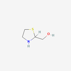 molecular formula C4H9NOS B3061109 2-Thiazolidinemethanol CAS No. 51859-63-3