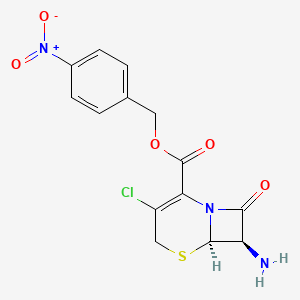 molecular formula C14H12ClN3O5S B3061124 p-Nitrobenzyl 7-amino-3-chloro-3-cephem-4-carboxylate CAS No. 53994-83-5
