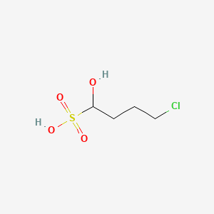 molecular formula C4H9ClO4S B3061128 4-Chloro-1-hydroxy-1-butanesulfonic acid CAS No. 54476-52-7