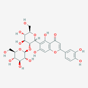 molecular formula C27H30O16 B3061133 Meloside L CAS No. 55196-48-0