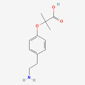 Propanoic acid, 2-[4-(2-aminoethyl)phenoxy]-2-methyl-