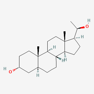 molecular formula C21H36O2 B3061143 异孕烷-3α,20β-二醇 CAS No. 566-57-4