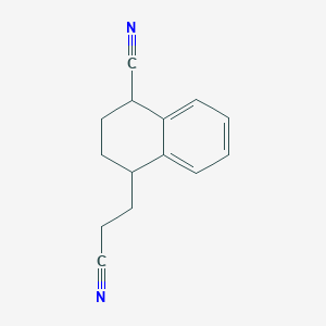 molecular formula C14H14N2 B3061157 4-氰基-1,2,3,4-四氢-1-萘甲腈 CAS No. 57964-40-6