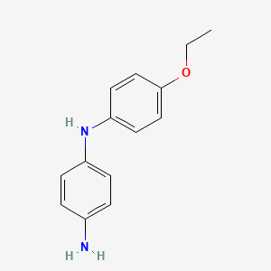 molecular formula C14H16N2O B3061174 p-Phenylenediamine, N-(p-ethoxyphenyl)- CAS No. 60457-49-0