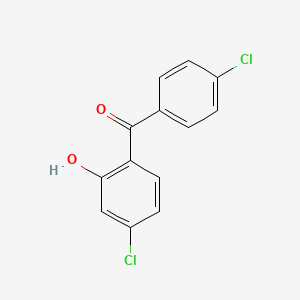 B3061176 Methanone, (4-chloro-2-hydroxyphenyl)(4-chlorophenyl)- CAS No. 60805-31-4
