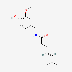 molecular formula C16H23NO3 B3061183 降降辣椒素 CAS No. 61229-09-2