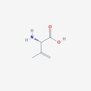 molecular formula C5H9NO2 B3061184 3-丁烯酸，2-氨基-3-甲基-，(S)- CAS No. 61376-23-6