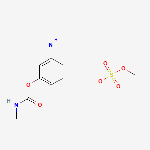 molecular formula C12H20N2O6S B3061198 AMMONIUM, (m-HYDROXYPHENYL)TRIMETHYL-, METHYLSULFATE, METHYLCARBAMATE CAS No. 64050-77-7
