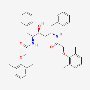 molecular formula C38H44N2O5 B3061215 Lopinavir diamide CAS No. 667904-94-1