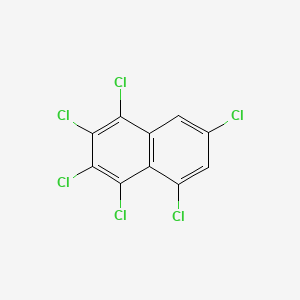 1,2,3,4,5,7-Hexachloronaphthalene