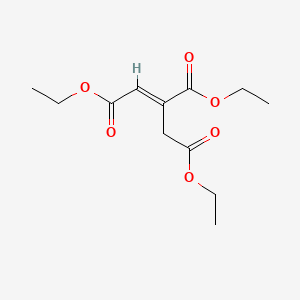 molecular formula C12H18O6 B3061221 柠檬酸三乙酯 CAS No. 68077-28-1