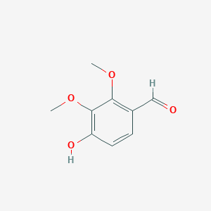 molecular formula C9H10O4 B3061225 4-羟基-2,3-二甲氧基苯甲醛 CAS No. 69471-05-2