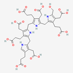molecular formula C40H46N4O17 B3061235 Preuroporphyrinogen CAS No. 71861-60-4