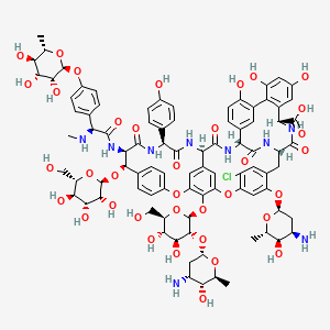 molecular formula C89H102ClN9O36 B3061246 Avoparcin-alpha CAS No. 73957-86-5