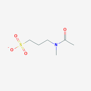 molecular formula C6H12NO4S- B3061248 Unii-29V7T9agz4 CAS No. 741659-31-4