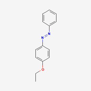 molecular formula C14H14N2O B3061251 (4-乙氧基苯基)-苯基偶氮 CAS No. 7466-38-8