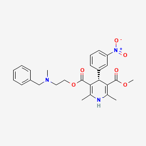 molecular formula C26H29N3O6 B3061256 (R)-尼卡地平 CAS No. 76093-35-1