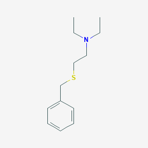molecular formula C13H21NS B3061262 2-(Benzylsulfanyl)-N,N-diethylethan-1-amine CAS No. 7708-55-6
