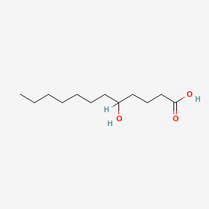 molecular formula C12H24O3 B3061265 5-羟基十二烷酸 CAS No. 7779-95-5