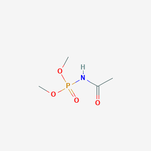molecular formula C4H10NO4P B3061285 N-dimethoxyphosphorylacetamide CAS No. 85046-80-6