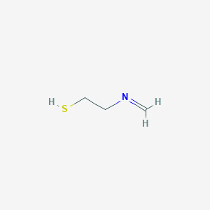 molecular formula C3H7NS B3061286 2-(Methylideneamino)ethane-1-thiol CAS No. 851189-30-5