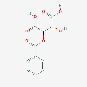 molecular formula C11H10O7 B3061295 Benzoyl-l-tartaric acid CAS No. 87172-82-5