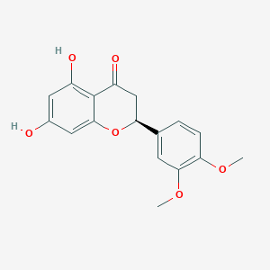 molecular formula C17H16O6 B3061301 橙皮苷3'-甲醚 CAS No. 89294-54-2