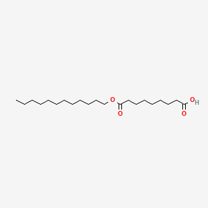 molecular formula C21H40O4 B3061312 Dodecyl hydrogen azelate CAS No. 94109-08-7