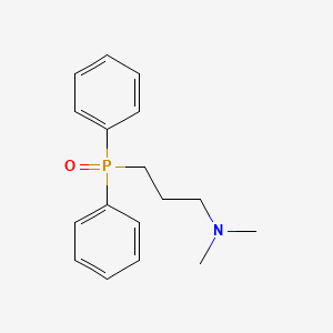 molecular formula C17H22NOP B3061317 (3-(Dimethylamino)propyl)diphenylphosphine oxide CAS No. 962-95-8