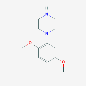 molecular formula C12H18N2O2 B3061354 1-(2,5-Dimethoxyphenyl)piperazine CAS No. 1019-06-3