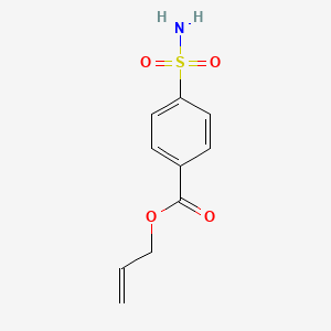 molecular formula C10H11NO4S B3061369 Allyl 4-(aminosulfonyl)benzoate CAS No. 103204-31-5