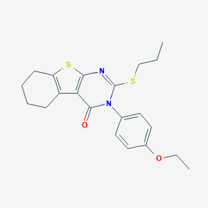 3-(4-ethoxyphenyl)-2-(propylsulfanyl)-5,6,7,8-tetrahydro[1]benzothieno[2,3-d]pyrimidin-4(3H)-one