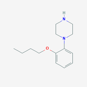 molecular formula C14H22N2O B3061411 1-(2-Butoxy-phenyl)-piperazine CAS No. 106476-37-3