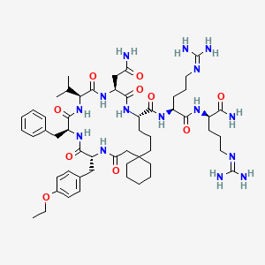 molecular formula C54H83N15O10 B3061487 Unii-kea5P2pvl9 CAS No. 114923-99-8