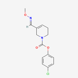 molecular formula C14H15ClN2O3 B3061526 Itameline CAS No. 121750-57-0