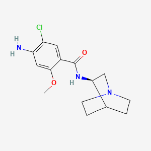 molecular formula C15H20ClN3O2 B3061539 (R)-zacopride CAS No. 123441-85-0