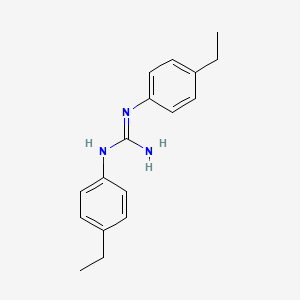 molecular formula C17H21N3 B3061584 N,N''-Bis(4-ethylphenyl)guanidine CAS No. 128413-47-8