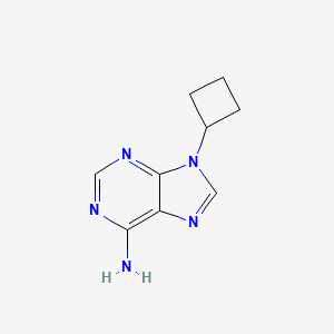molecular formula C9H11N5 B3061606 9H-Purin-6-amine, 9-cyclobutyl- CAS No. 132406-73-6