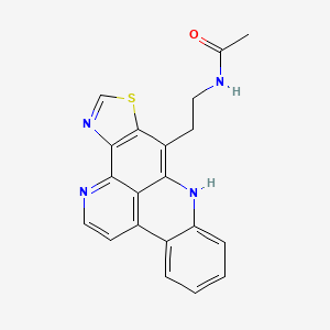 molecular formula C20H16N4OS B3061627 Kuanoniamine D CAS No. 133401-13-5