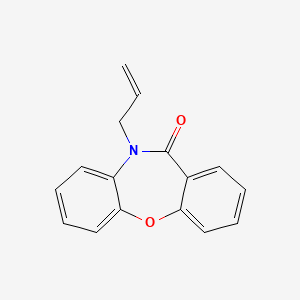molecular formula C16H13NO2 B3061671 10-Ally-dibenz(b,f)(1,4)oxazepin-11-(10H)-one CAS No. 135810-46-7