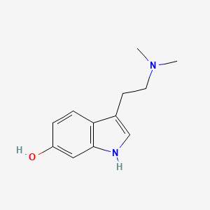 molecular formula C12H16N2O B3061751 Indol-6-OL, 3-(2-(dimethylamino)ethyl)- CAS No. 1476-33-1