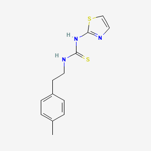 B3061772 1-Thiazol-2-yl-3-(2-p-tolyl-ethyl)-thiourea CAS No. 149484-92-4