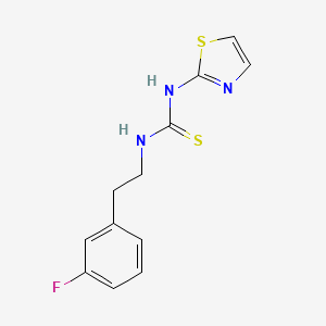 Thiourea, N-(2-(3-fluorophenyl)ethyl)-N'-2-thiazolyl-