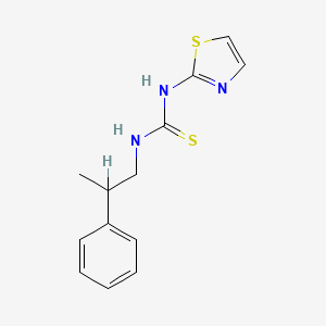 Thiourea, N-(2-phenylpropyl)-N'-2-thiazolyl-