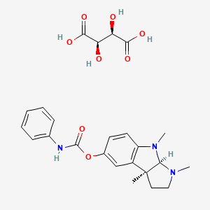 molecular formula C24H29N3O8 B3061964 Phenserine tartrate CAS No. 156910-61-1